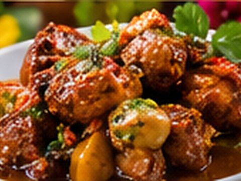 Fricassée de coq au vin rouge